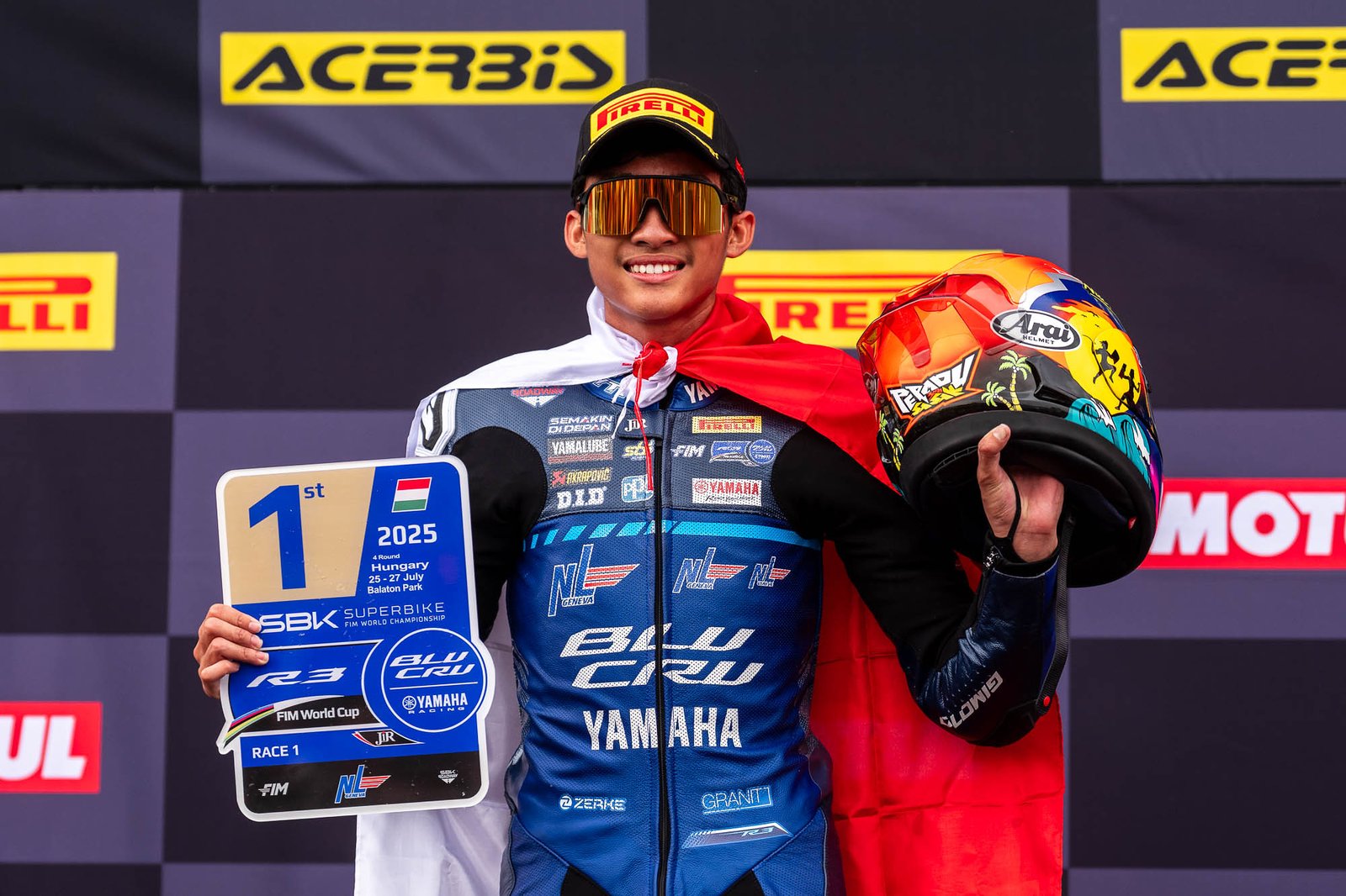 Tampil Kompetitif dan Berstrategi, Arai Agaska Sabet Juara Race di Hungaria