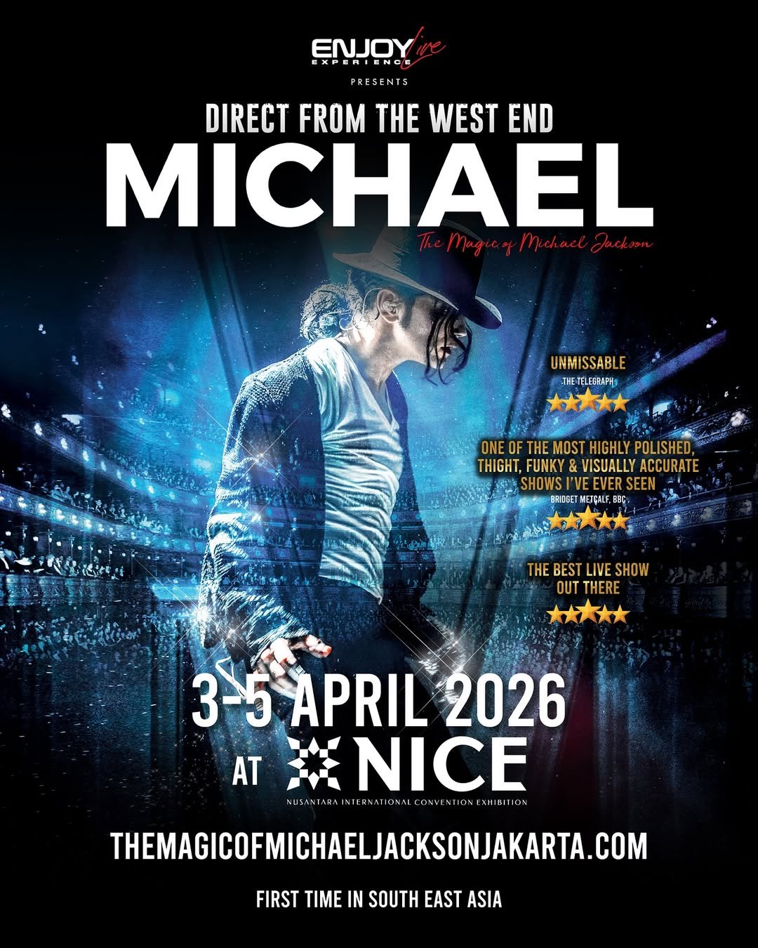 Sensasi Magis Michael Jackson dari West End Akan Hentak Jakarta: “Michael – The Magic of Michael Jackson” Hadir April 2026 di PIK 2