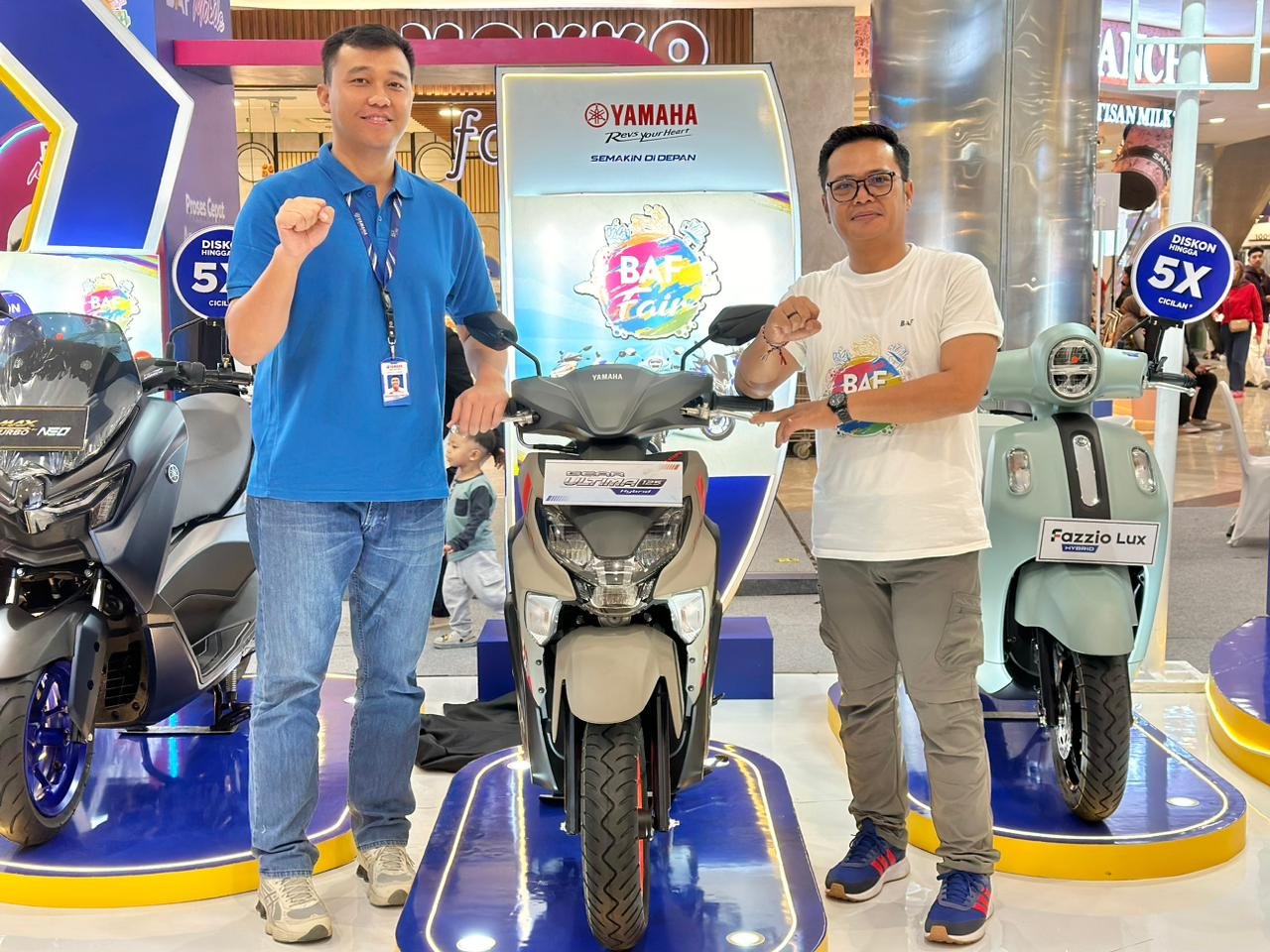 Yamaha Jabar Meriahkan BAF Fair Bandung 2026, Hadirkan Warna Baru Yamaha Gear Ultima dan Yamaha Grand Filano Modifikalcer